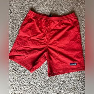 Patagonia baggies, size medium, color: Red
